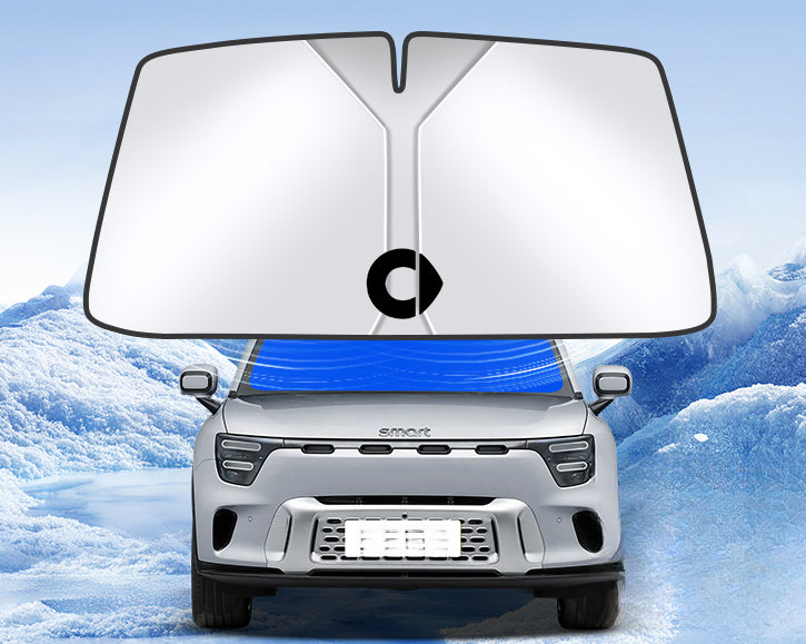 Smart # 5 Windshield Sunshade Umbrella | Heat Insulation Sun Block Cover Smart # 5 Sun Exposure Without Feeling Hot