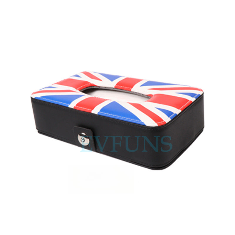 MINI British Style Car Tissue Box Redmi model (bandage seat dual-use model) Evfuns