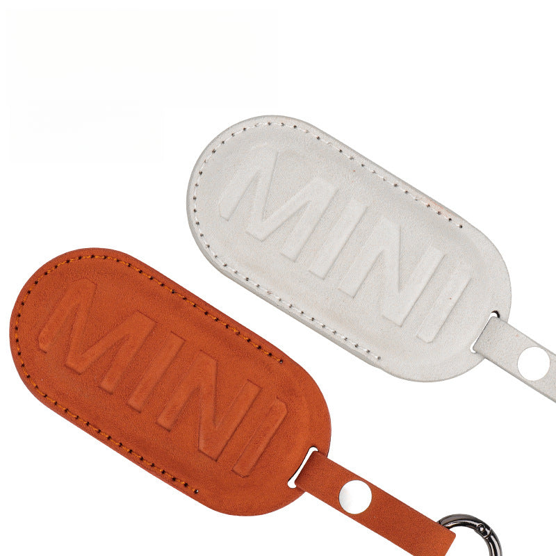 Genuine Leather Suede Key Case for MINI Electric / Aceman / JCW / Countryman Evfuns