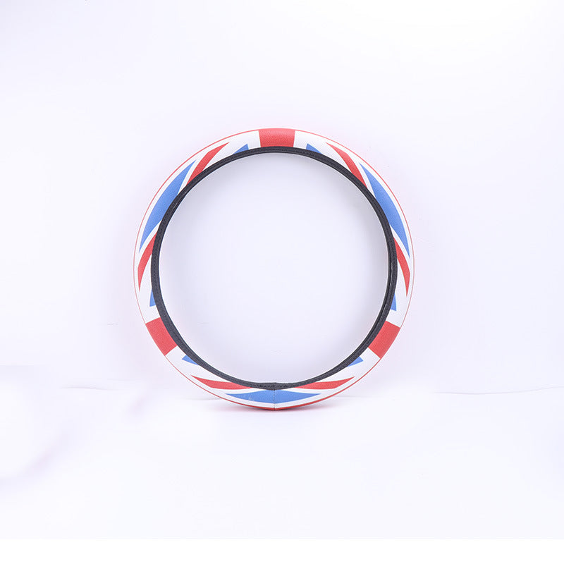 MINI Cooper Union Jack Steering Wheel Cover – For One / Countryman Red and Blue Union Flag Evfuns