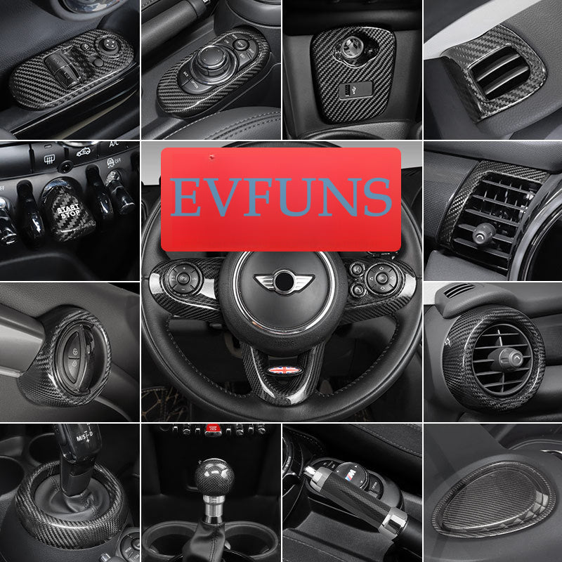 Carbon Fiber Air Vent Trim for MINI F55/F56 (2014–2021) Evfuns