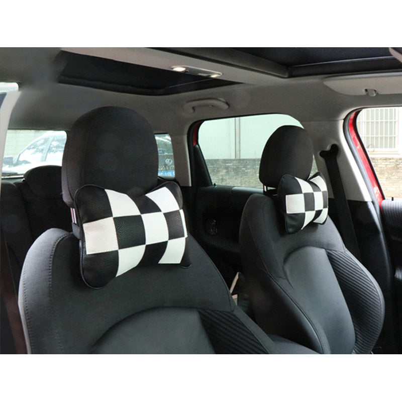 MINI Car Neck Pillow – Ergonomic Headrest Cushion for All Seasons Evfuns