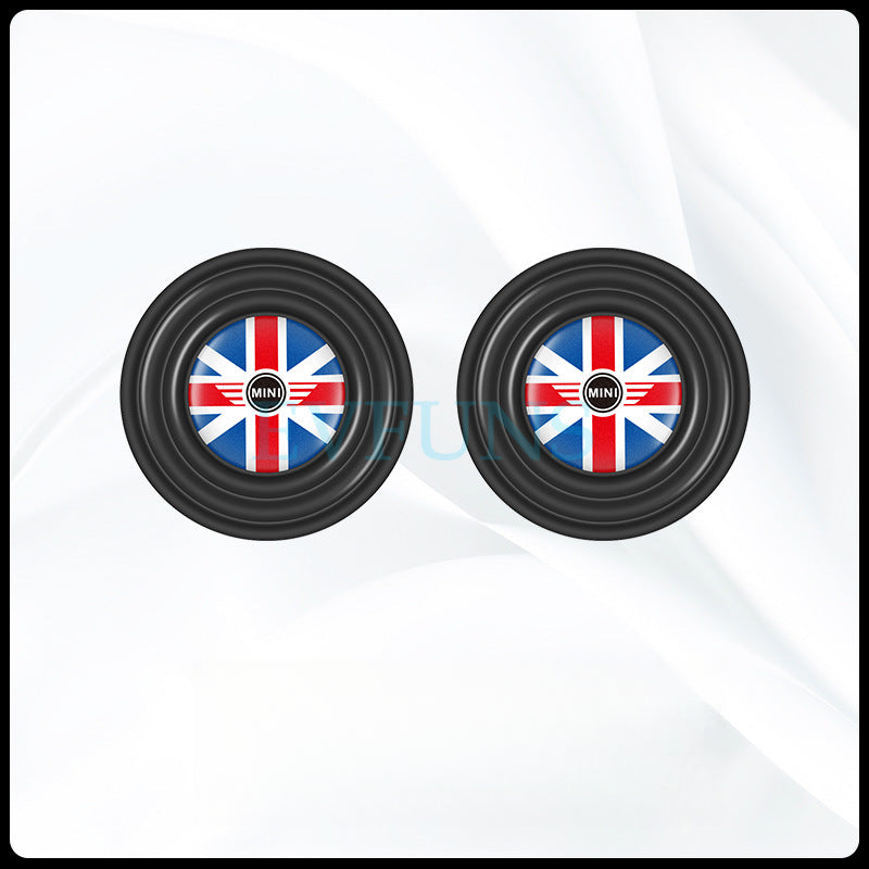 MINI Cooper Door Shock Absorber Pads Door Shock Absorber Pads [Redmi MINI Logo] Regular Model (Pair) Evfuns