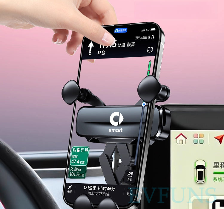 Smart # 1 & # 3 Exclusive Car Phone Mount | 15W Wireless Charging Holder Evfuns