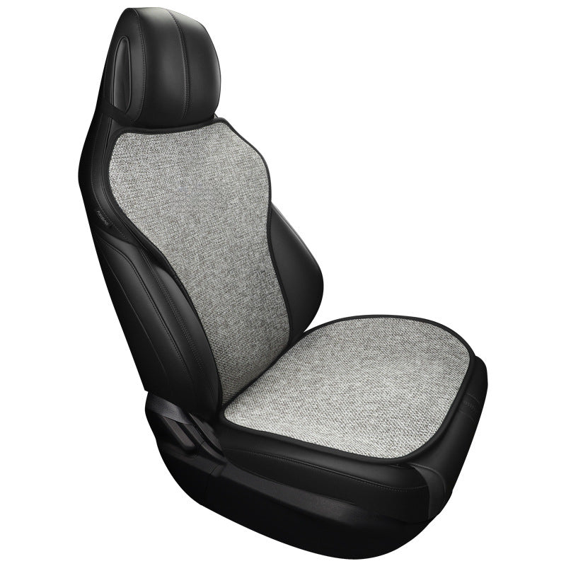 Linen Car Seat Cushion  (5-seater full set)