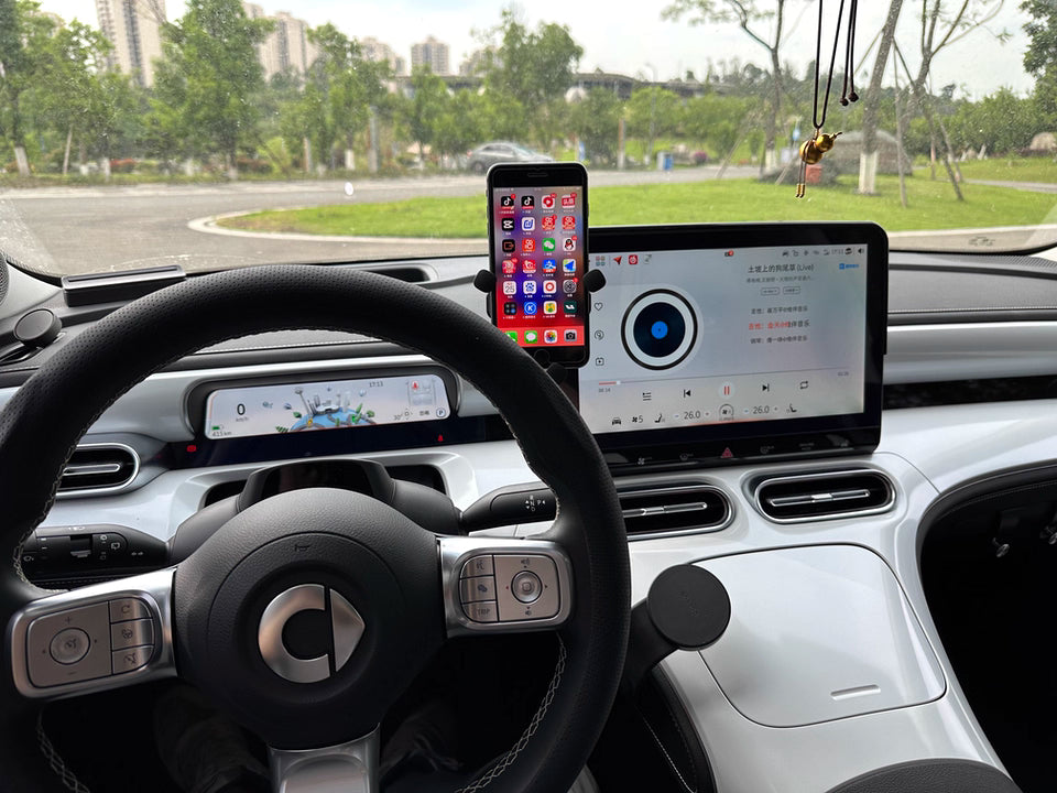 Smart # 1 & # 3 Exclusive Car Phone Mount | 15W Wireless Charging Holder Evfuns
