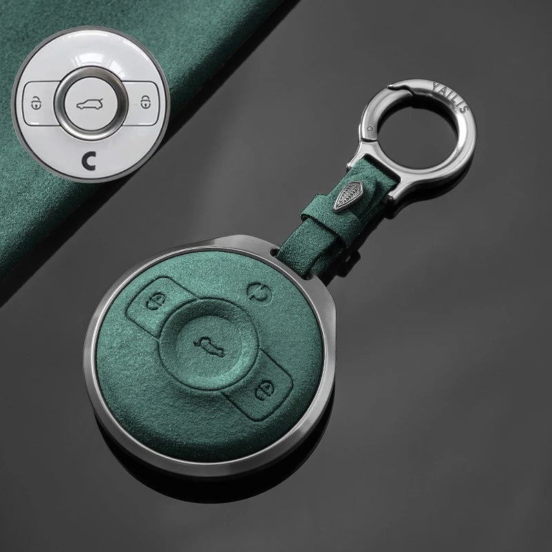 Premium Metal & Suede Key Cover for Smart #1 / Smart #3-15