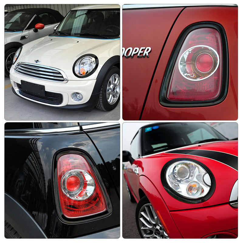 MINI Cooper R Series Black Headlight & Taillight Trim Kit Evfuns