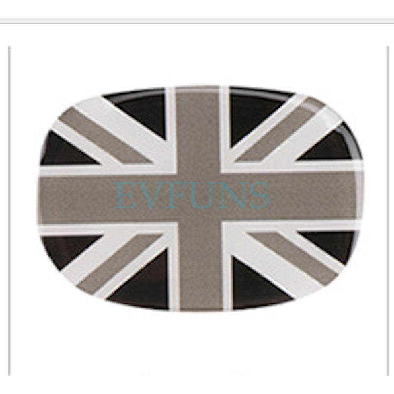 MINI Cooper F56 Seat Back Handle 3D Gel Sticker Gray Rice Pair Evfuns