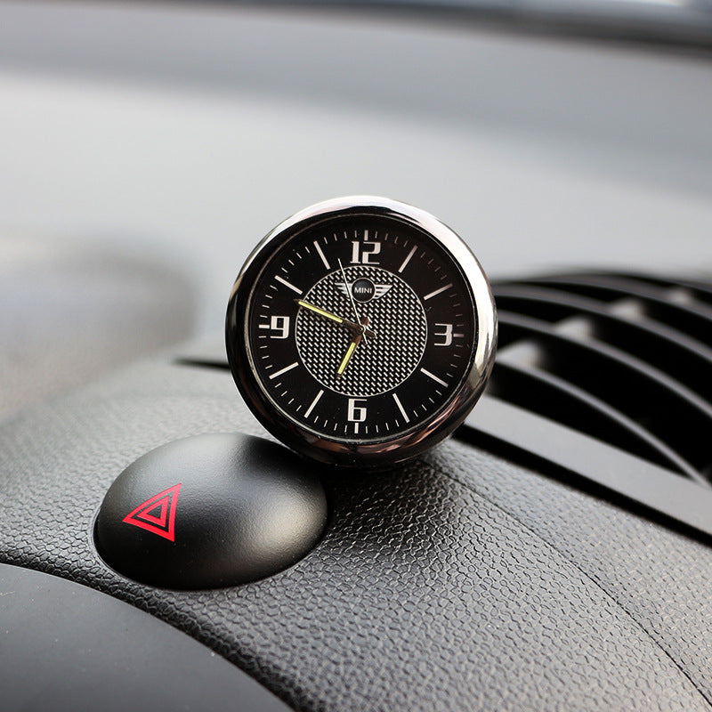 MINI Cooper Dashboard Clock – Clip-on or Adhesive Car Air Vent Digital Clock MINI original standard model (one pack)