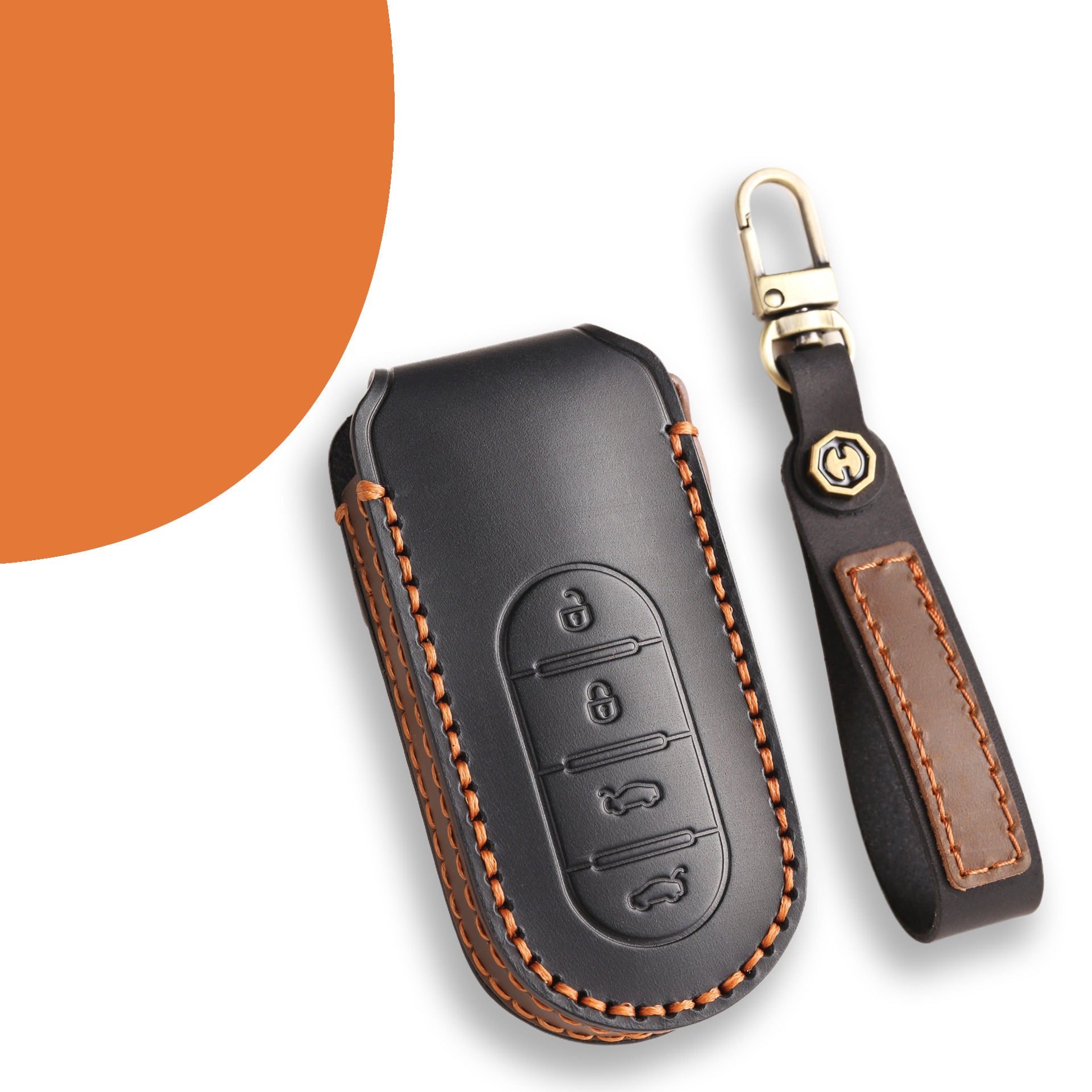 2024 Smart # 5 Key Fob Cover – Protective Leather Case for Electric Vehicles