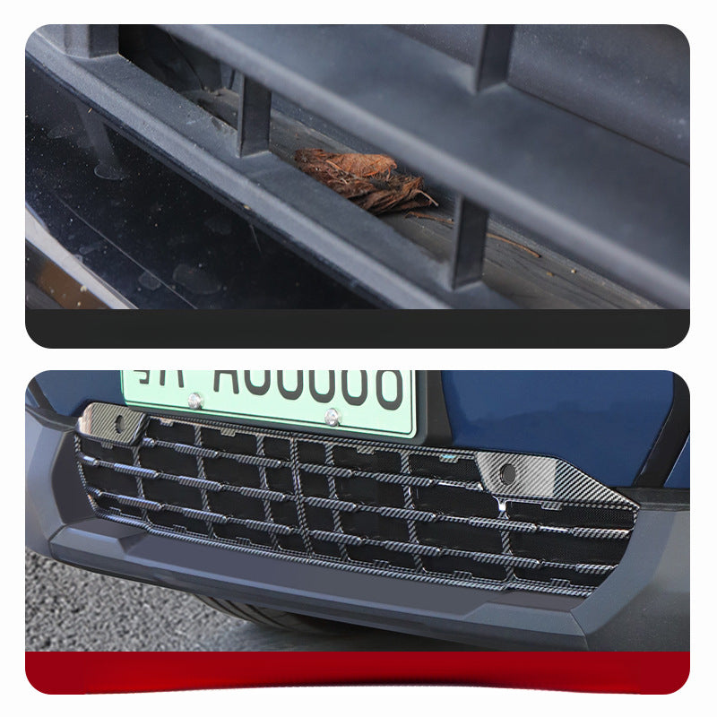 MINI J05 Front Grille Trim – Blacked-Out Inlet Mesh Cover for Cooper EV Evfuns
