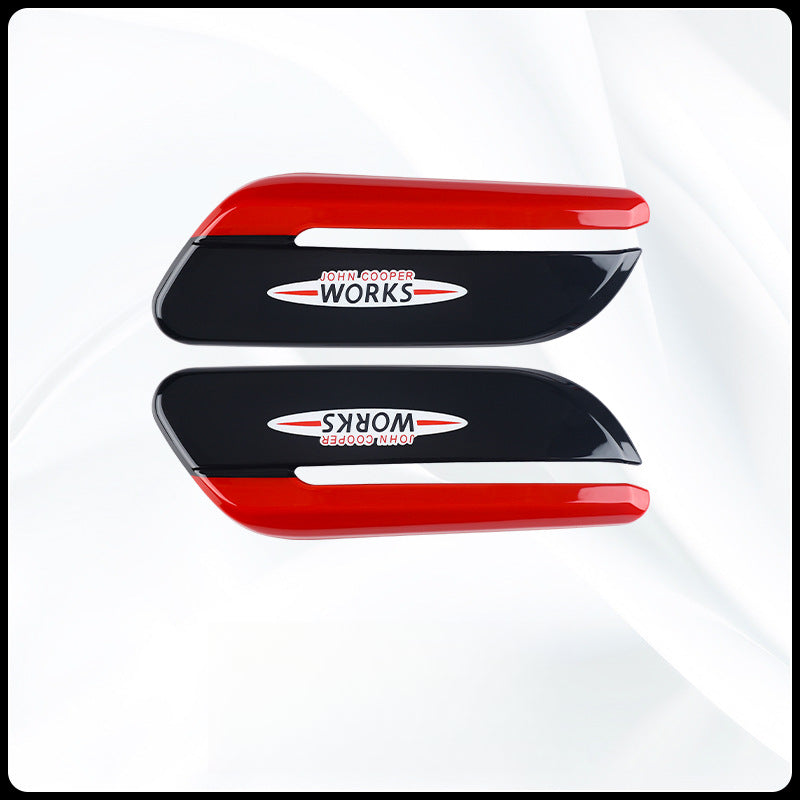 MINI ONE COOPER Camden 2022 Turn Signal Fender Trim Cover 2022 Model F55/56/57 Fender Decoration Shell [Black Gray