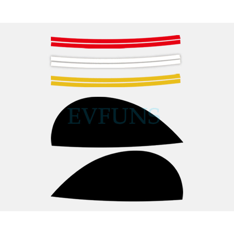 MINI Cooper F56 F60 Headlight Eyelid Trim – F Series Dual-Layer Cover Sticker version Evfuns