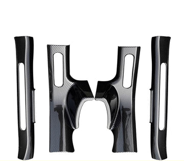 Smart#1 Car Door Sill Protectors – Carbon Fiber Style Anti