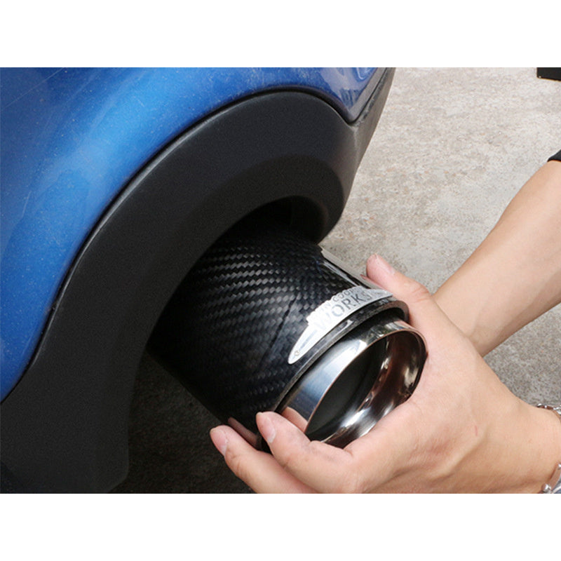 Carbon Fiber Exhaust Tip for MINI Cooper / Countryman – Stainless Steel Sport Tailpipe Evfuns