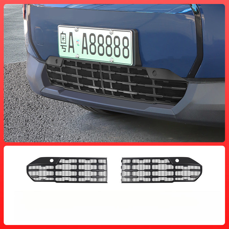 MINI J05 Front Grille Trim – Blacked-Out Inlet Mesh Cover for Cooper EV Original Black J05 [Major Player/Classic