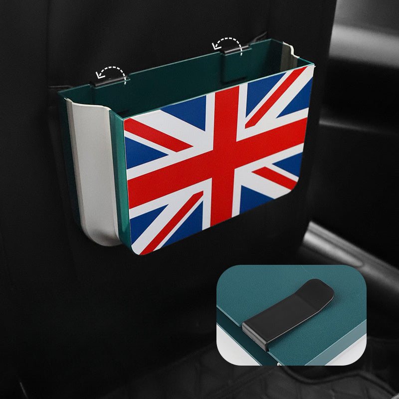 MINI Cooper Foldable Car Trash Bin – Hanging Organizer Evfuns