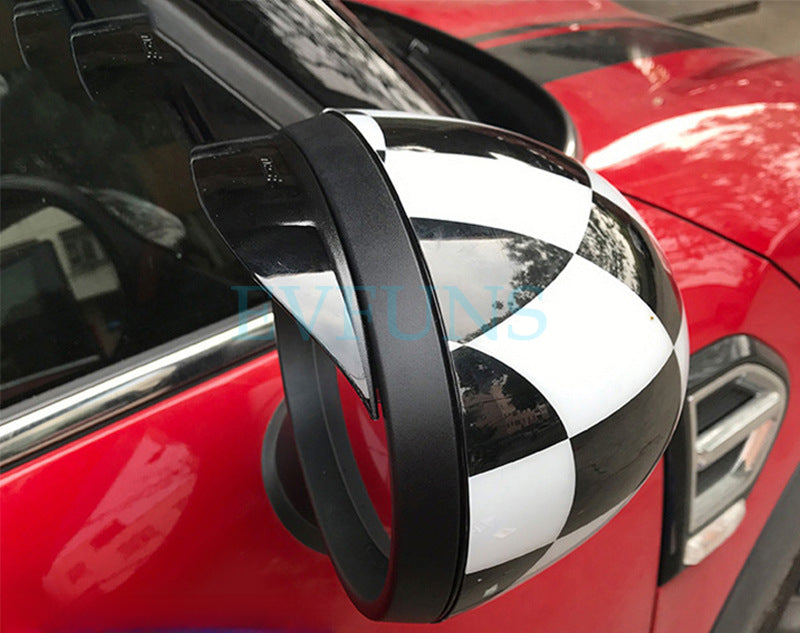 MINI Cooper F55/F56 Rearview Mirror Rain Guard Visor Pair of Rearview Mirror Rain Visors Evfuns