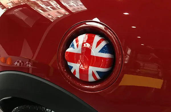 MINI Cooper S F55/F56 Fuel Tank Cover Trim – Custom ABS Decoration41 Red and Blue Evfuns