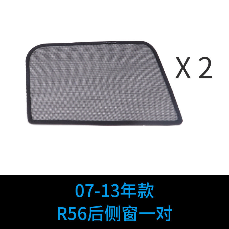 MINI Cooper Sunshade for F54 F55 F60 R60 – Magnetic Side Window Visor (07-13 Model Three-Door) R56 Rear Side Window