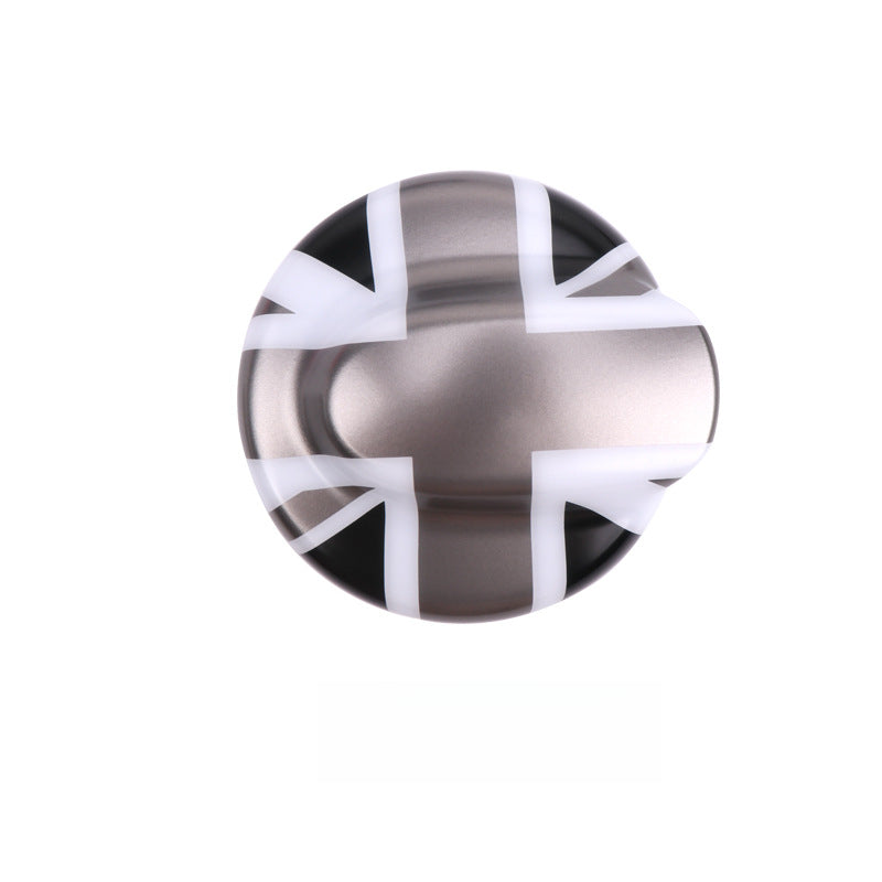 MINI Cooper R55 R56 Fuel Cap Cover – Sport Style Decorative Shell Upgrade Gray Rice Style [Suitable for Mini High-End