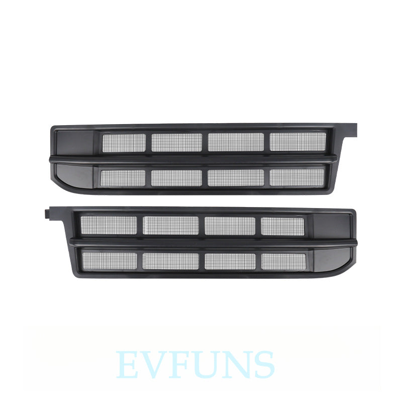 MINI J01 Front Grille Trim – Black Mesh Intake Vent Cover for EV Evfuns