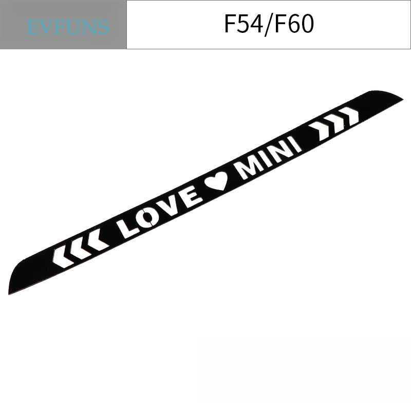 MINI Cooper High-Mount Brake Light Decal – F55 F56 F60 F54 R56 R60 Styling Sticker LOVE MINI【F54/ 60】 Evfuns