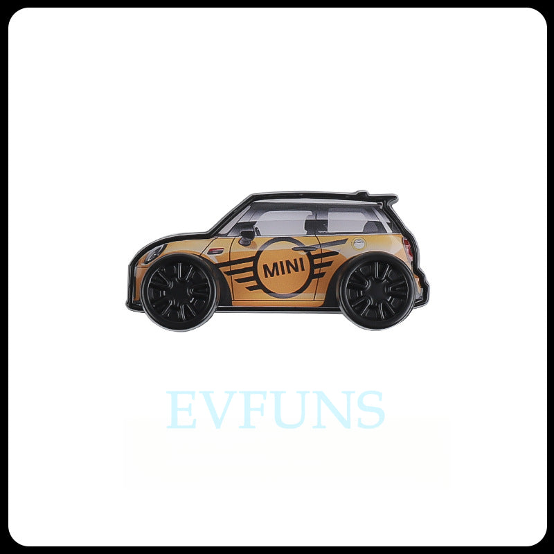 MINI Car Interior Hook with Miniature Model – Decorative & Functional MINI Car Hook [Large MINI Model] Evfuns