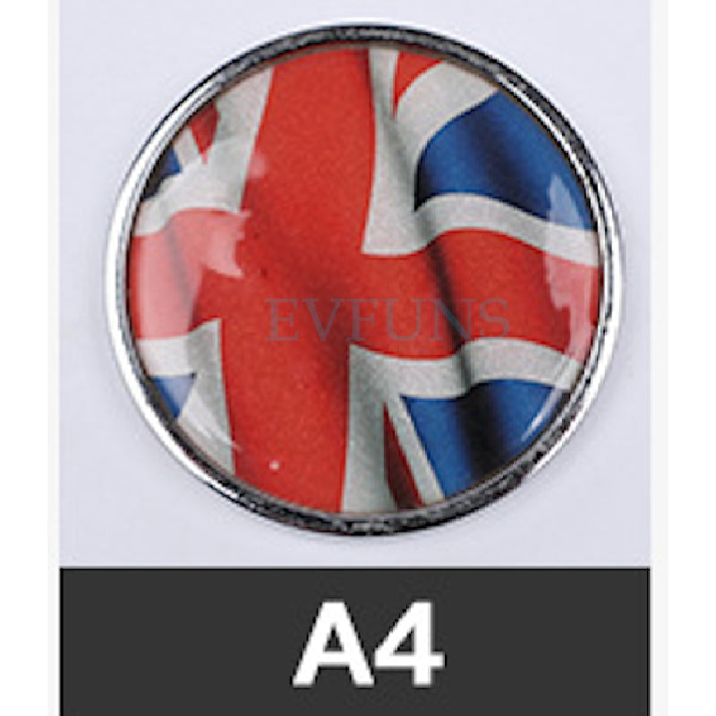 MINI Cooper Front Grille Emblem Badge – 3D Crystal Metal Decoration for All Models A4 Evfuns