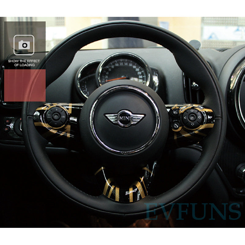 MINI Cooper F-Series Steering Wheel Trim Cover – F54/F55/F56/F60 Interior Styling Kit Evfuns