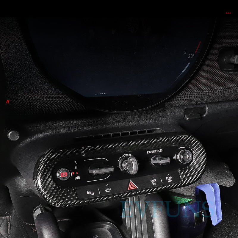 MINI ACEMAN J01 Center Console Knob Trim – Interior Decoration for 2024 Cooper EV Carbon fiber central control button