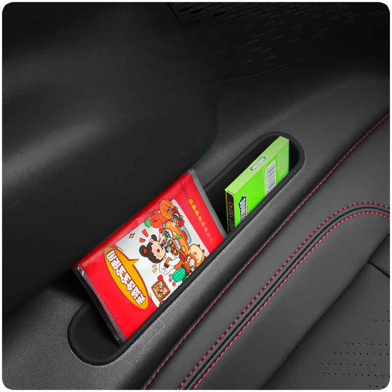 MINI Electric J01 Rear Seat Storage Box – Soft Silicone Organizer for Cooper EV Evfuns