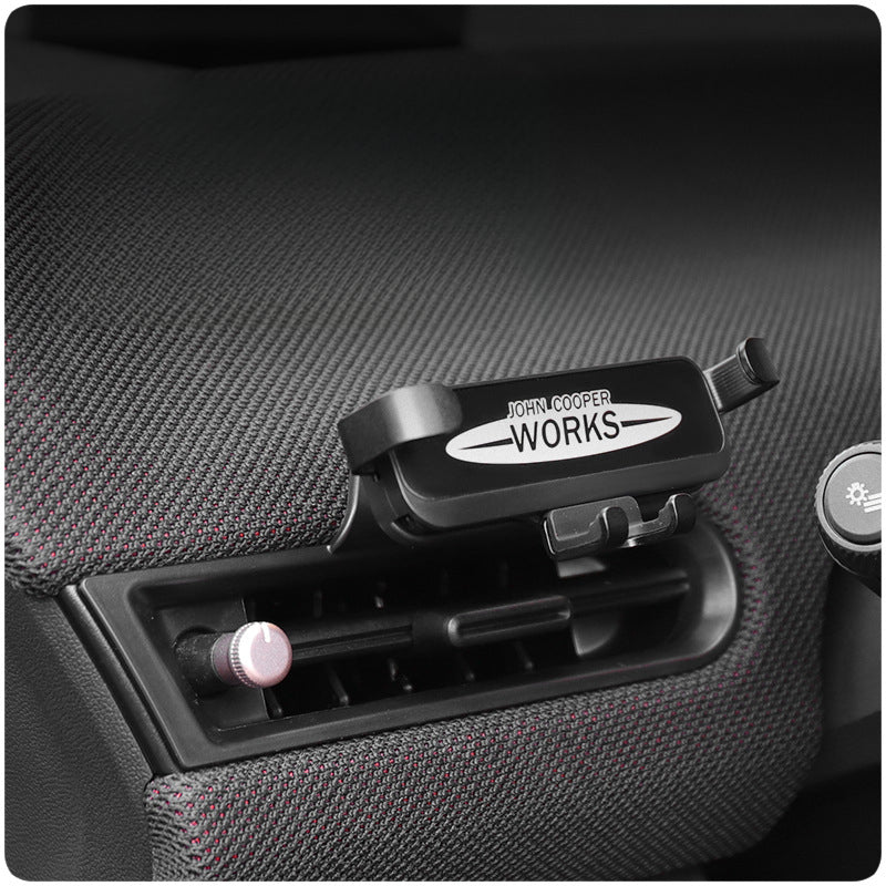 MINI Cooper Air Vent Phone Mount – Clip-On Car Holder for Navigation & Hands-Free Use Evfuns