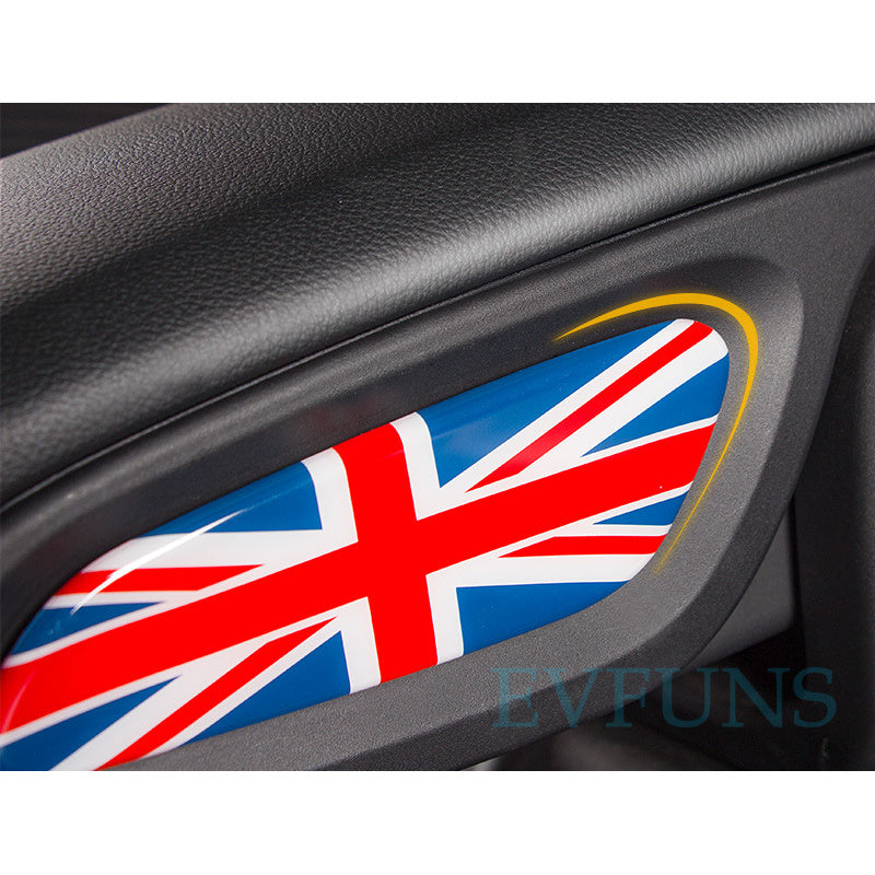 MINI COUNTRYMAN F60 Armrest Side Trim Cover – Interior Decoration Stickers (2PCS) Evfuns