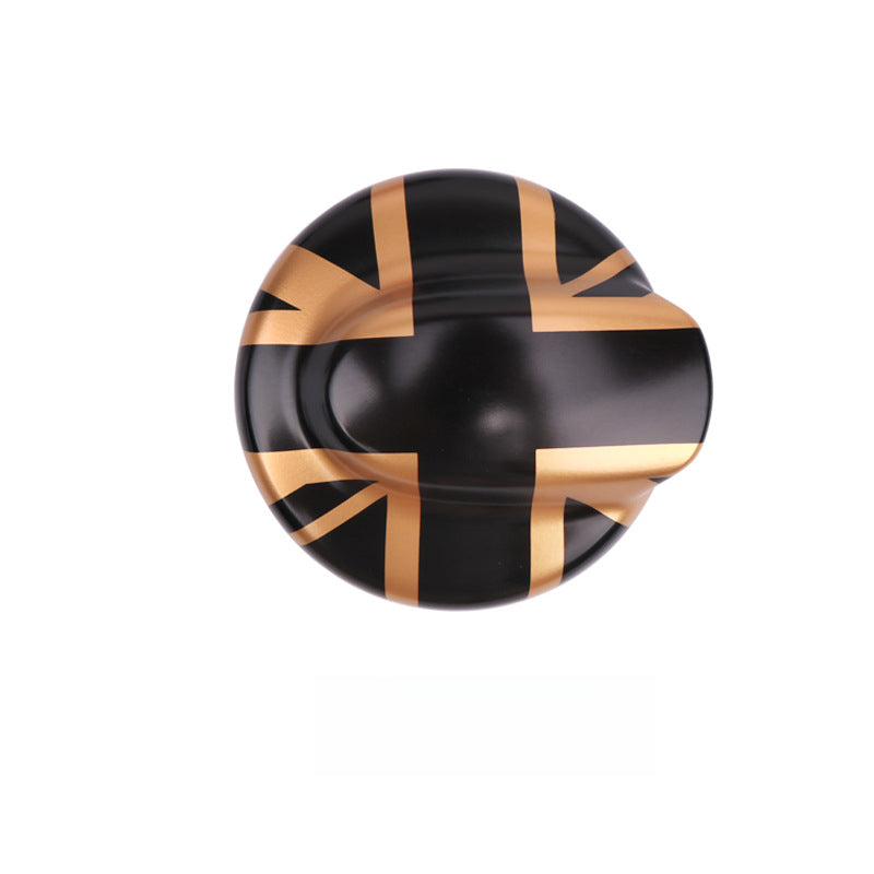 MINI Cooper R55 R56 Fuel Cap Cover – Sport Style Decorative Shell Upgrade Golden Rice Style [Suitable for Mini High-End