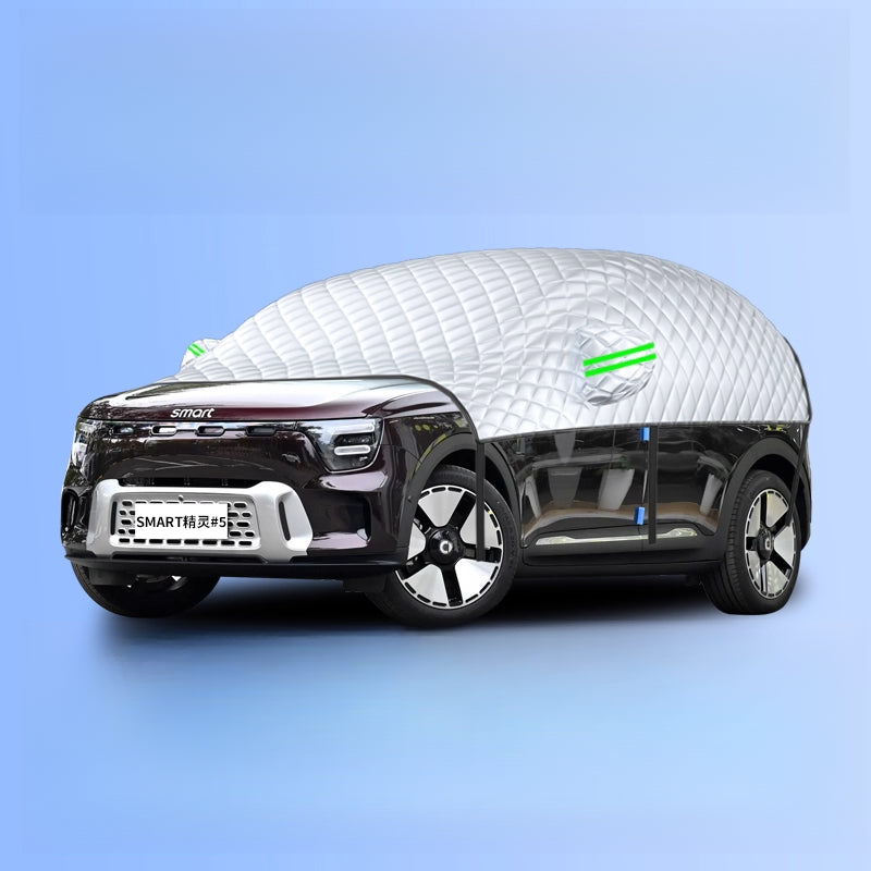 Smart # 5 Windshield Snow Cover | Frost & Sun Protection Car Cover SMART #5 dedicated [upgraded full coverage]★No