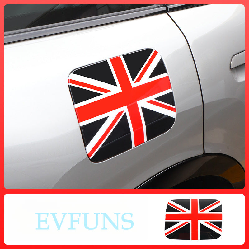 MINI JCW Countryman U25 Fuel Tank Cap Trim Cover – 2024 Upgrade Red and Black Rice Flag Evfuns