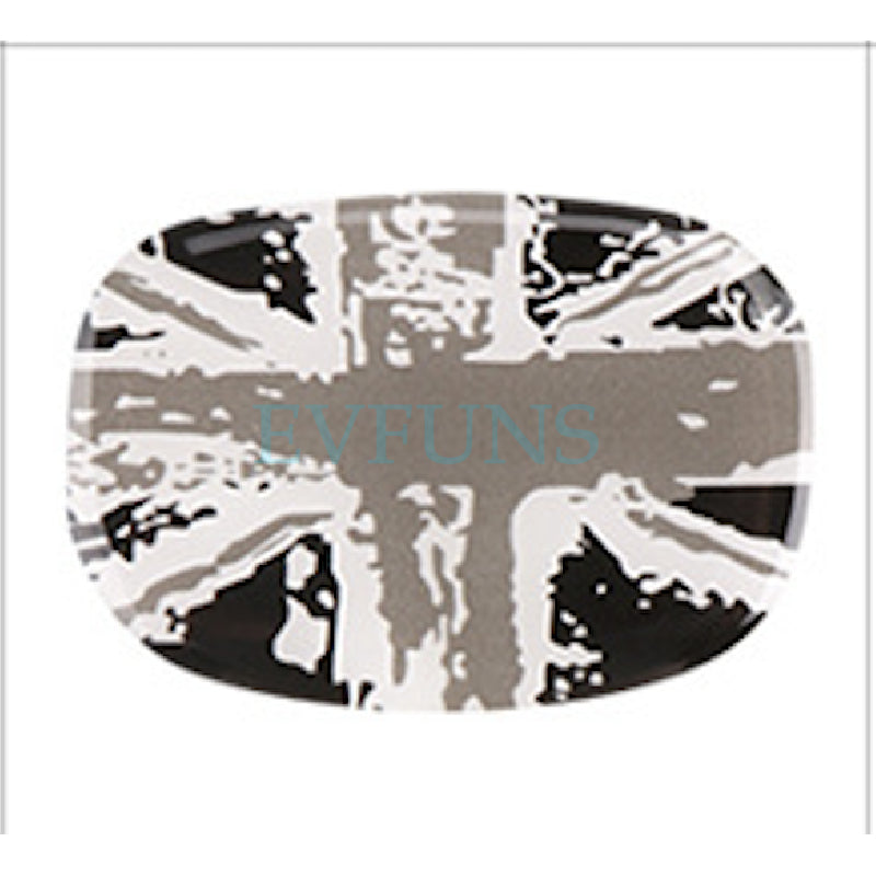 MINI Cooper F56 Seat Back Handle 3D Gel Sticker Graffiti Gray Rice Pair Evfuns