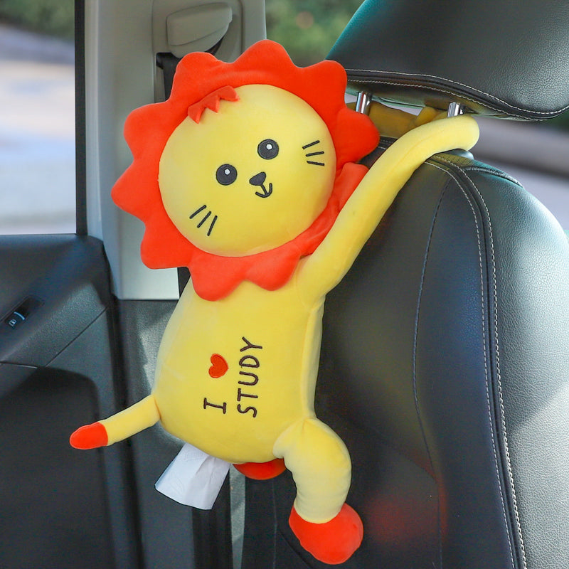 Creative Car Tissue Box – Hanging Cute Cartoon Car Tissue Holder