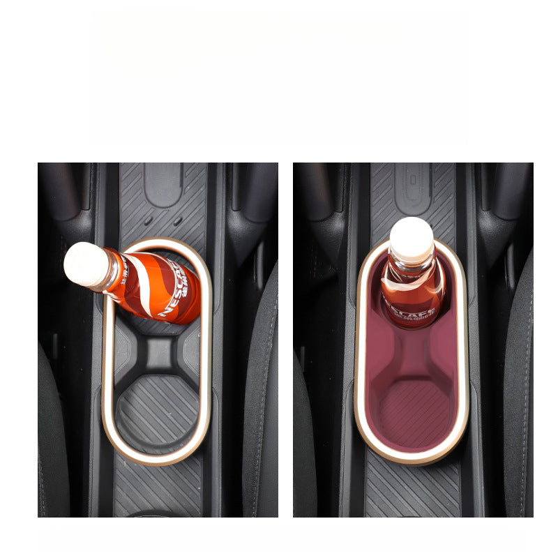 MINI Electric J01 Center Console Cup Holder Mat – Custom Silicone Interior Insert Evfuns