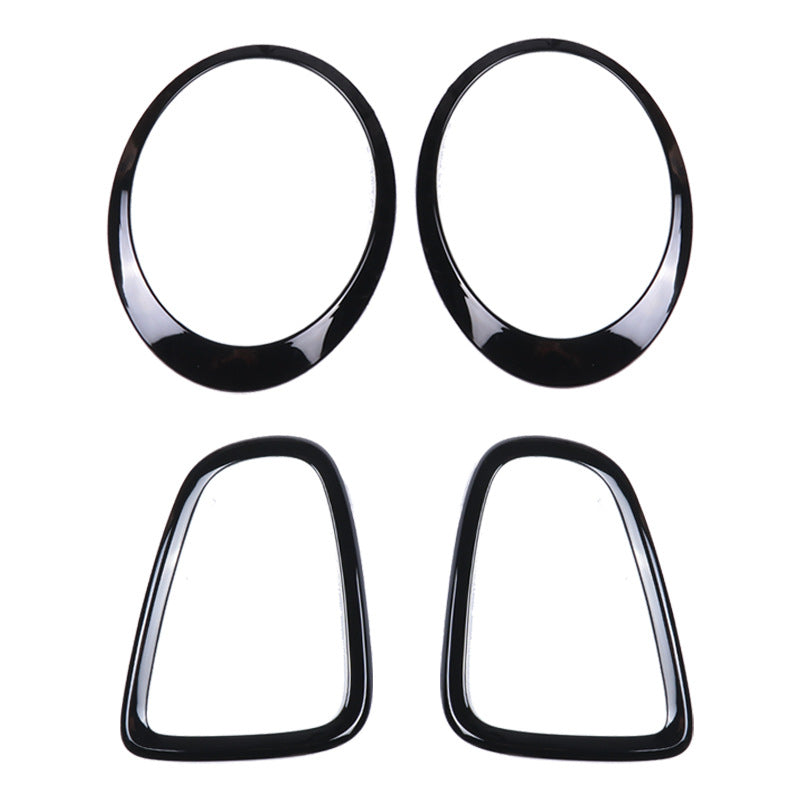 MINI Cooper R Series Black Headlight & Taillight Trim Kit Evfuns
