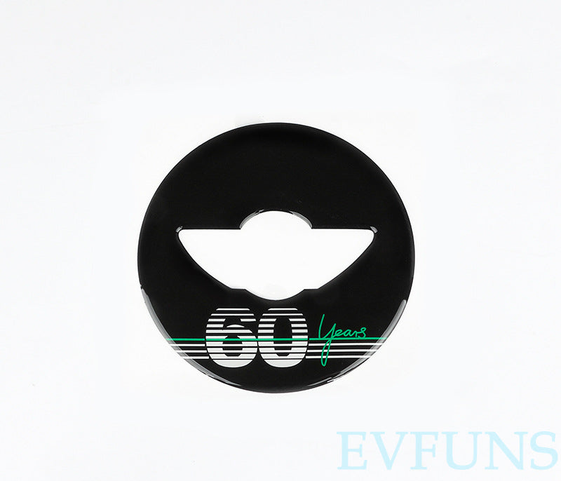 MINI Cooper 60th Anniversary Interior 3D Gel Sticker – F55/F56 Trim Decoration F Series Steering Wheel Adhesive Sticker