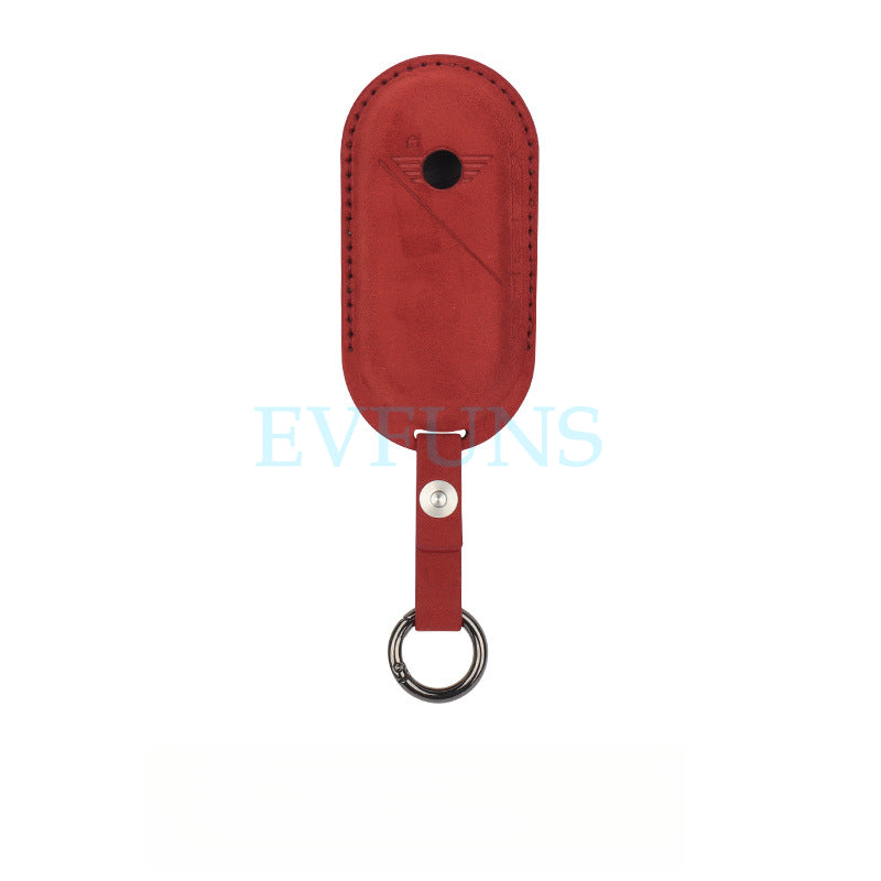Genuine Leather Suede Key Case for MINI Electric / Aceman / JCW / Countryman Evfuns