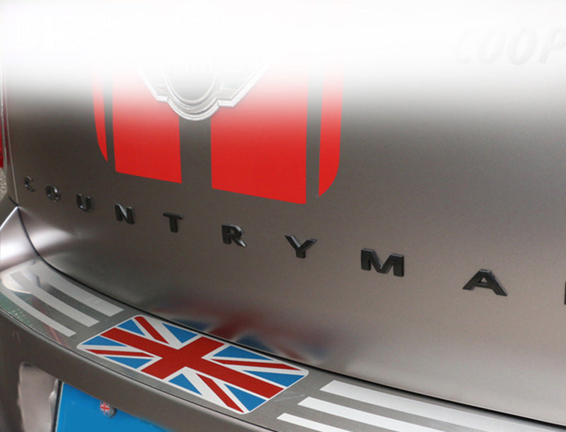 Mini Countryman Trunk Metal Sticker – Rear Tailgate Decorative Emblem Evfuns