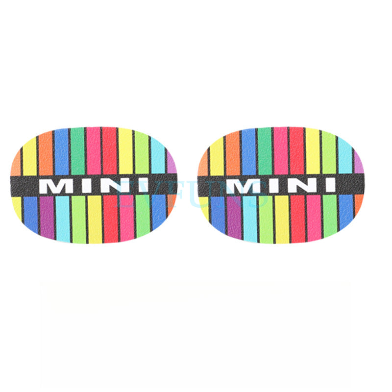 MINI R56 F56 Seat Back Handle Trim – Interior Decoration Rainbow Strips (F56/F57) One Pair Evfuns