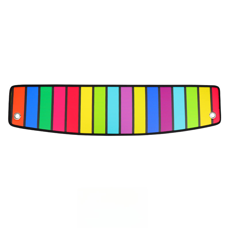 MINI J01 J05 ACEMAN Rear Trunk Privacy Cover & Leather Back Window Mat [Rainbow Strip] Suitable for J01 Evfuns