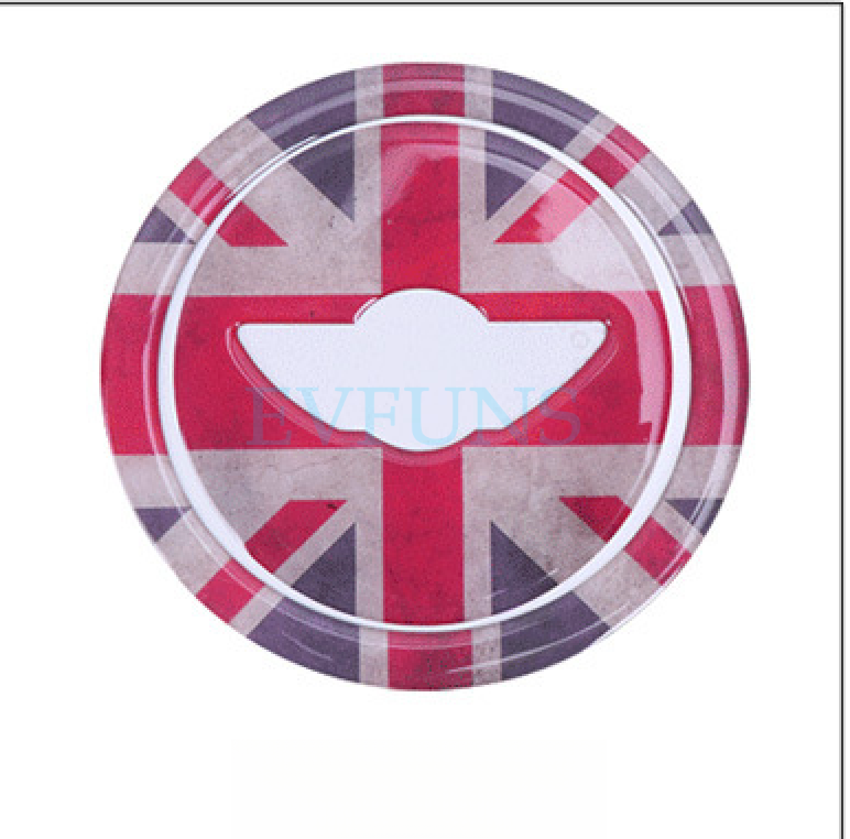 MINI Cooper R56 R60 Steering Wheel 3D Gel Sticker – Dome Emblem Decal Retro Redmi Style / as Shown in the Picture Evfuns