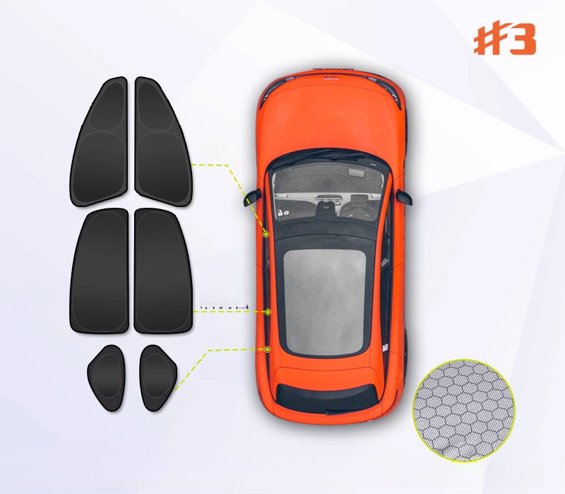 SMART #1 / #3 Window Sunshades – Full Coverage Privacy UV Blocker for Summer #3 Special—Car Window Privacy Sunshade [6