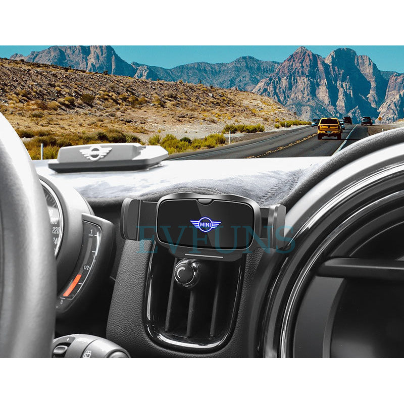 MINI Air Vent Phone Holder | Aluminum Alloy Car Mount Clip Evfuns